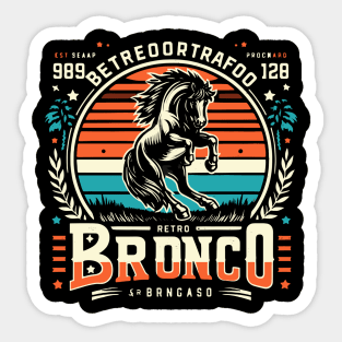 Retro Bronco Sticker